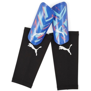 Puma Ultra Flex Sleeve Soccer Shin Guards(Bluemazing-Electric Peppermint AW24)