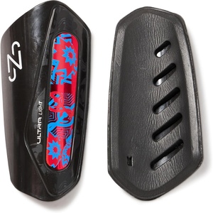 Puma Ultra Light Sleeve Neymar Jr Shin Guards(Black-Red-Ultra Blue AH25)