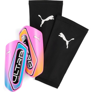 Puma Ultra Light Sleeve Soccer Shin Guards(Ultra Blue-Poison Pink-Lime Squeeze)