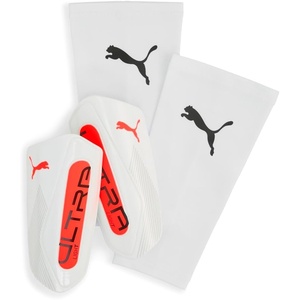 Puma Ultra Light Sleeve Soccer Shin Guards(White)