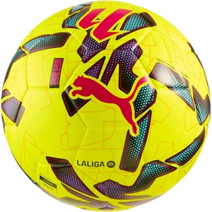 Puma Unisex Orbita LaLiga 1 Soccer Ball (FIFA Quality), Fluo Yellow-Multicolor AH25, 5 Puma Orbita Laliga 1 (FIFA Quality)