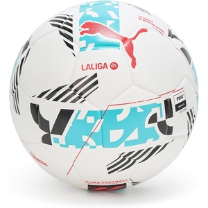 Puma Unisex Orbita LaLiga (FIFA Quality) Soccer Ball, White-Multicolor AH25, 5