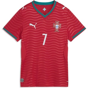 Puma Women’s FA Portugal Home Player Jersey Replica(Club Red-green Lagoon)