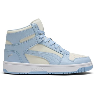 Puma Womens Rebound Layup Luster Mid Shoes(White-haute Tropic-silver Ah25)