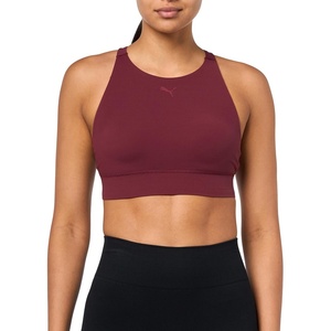 Puma Womens Shapeluxe High Neck Bra(Ruby Shimmer Ah25)