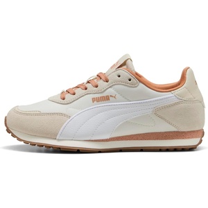 Puma Womens St Miler Shoes(Warm White-puma White-gum)