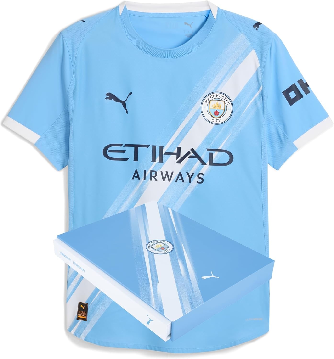 image:imageManchester City FC Mens 202526 Authentic Home Soccer Jersey Slim Fit