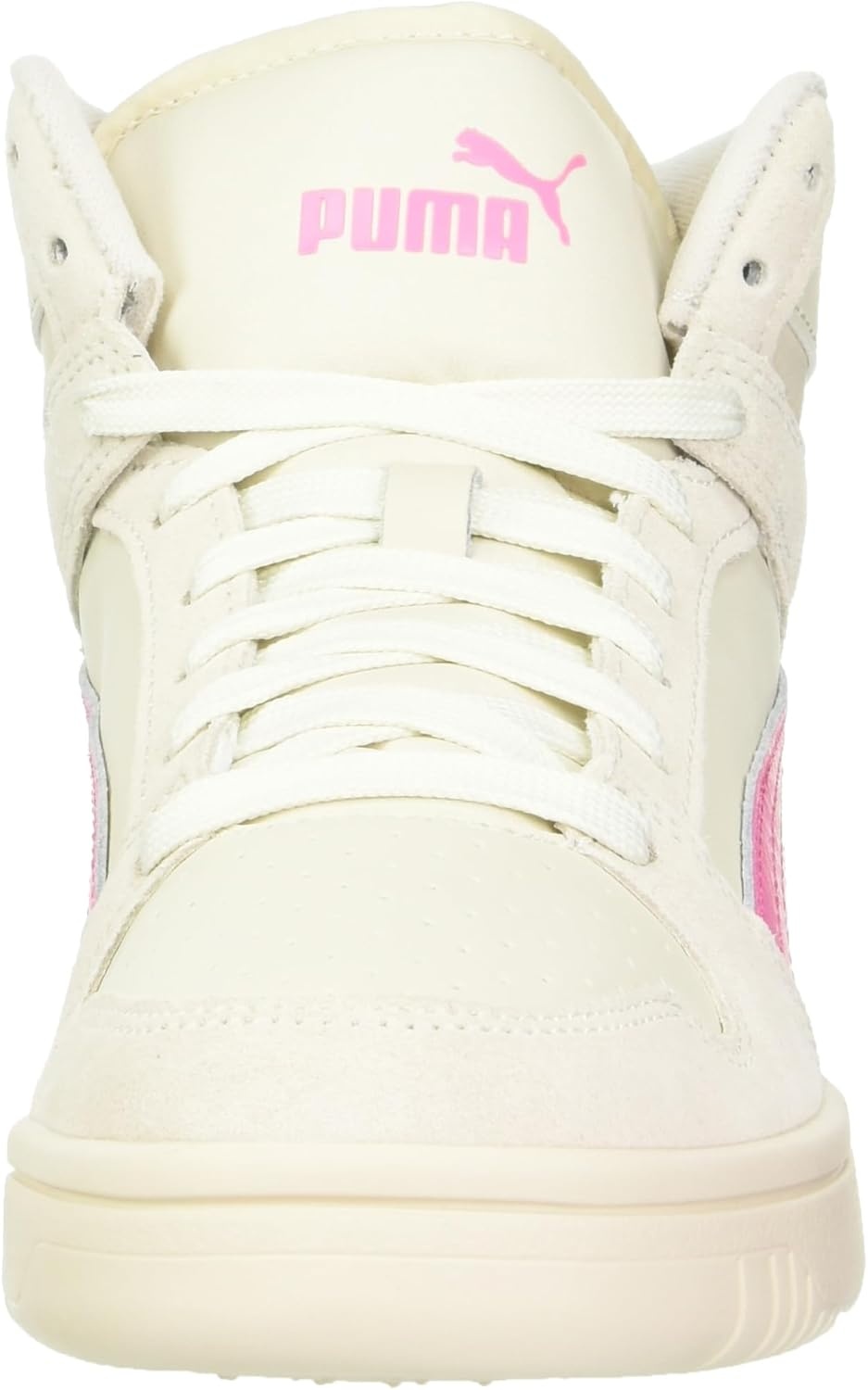 image:imagePUMA Boys Rebound Layup Mid SneakersAlpine Snowstrawberry Burstfrosty Pink