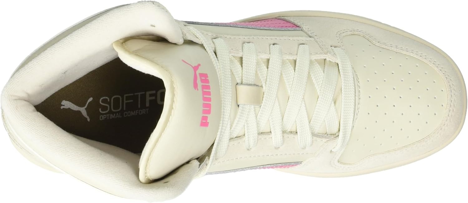 image:imagePUMA Boys Rebound Layup Mid SneakersAlpine Snowstrawberry Burstfrosty Pink