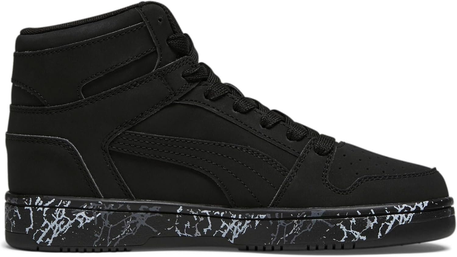 image:imagePUMA Boys Rebound Layup Mid SneakersBlack