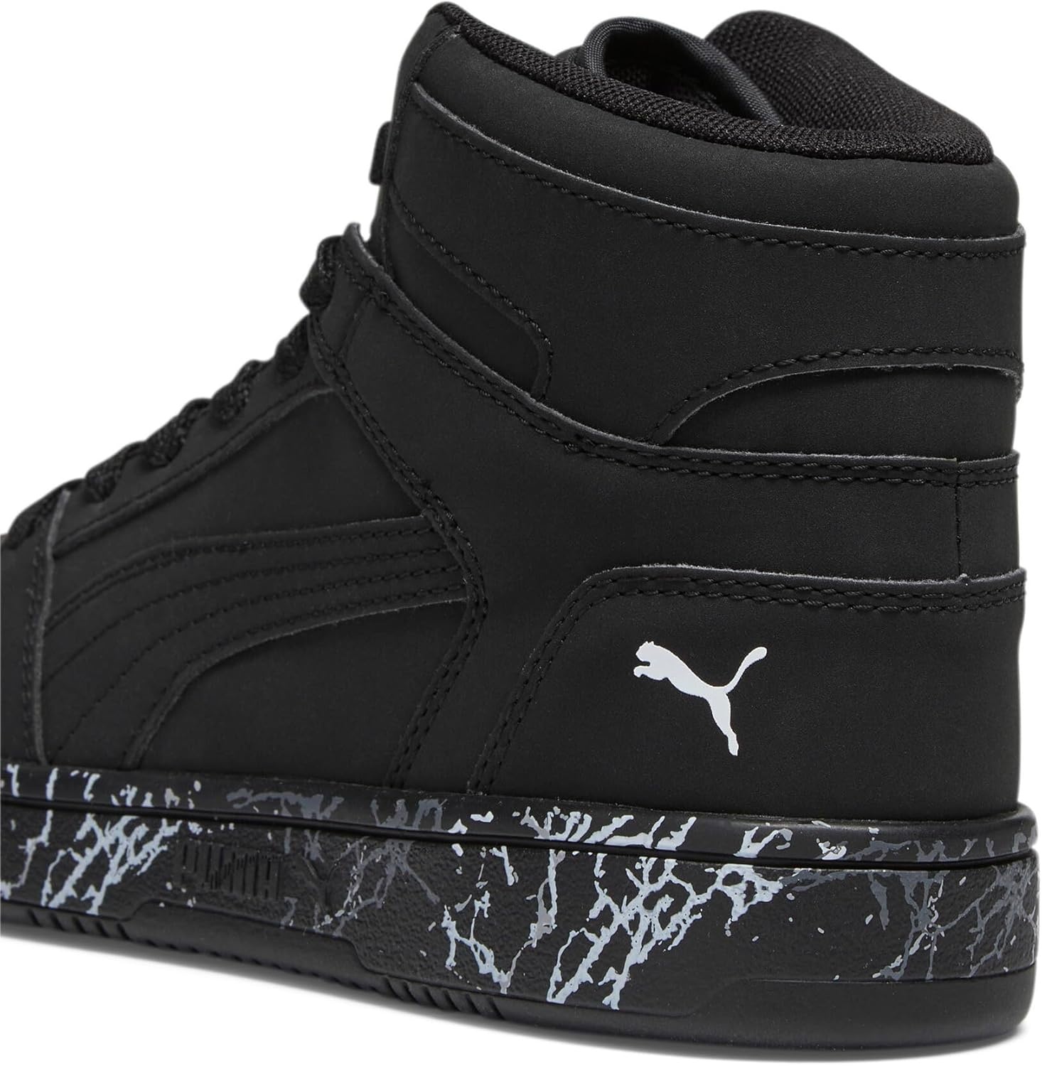 image:imagePUMA Boys Rebound Layup Mid SneakersBlack