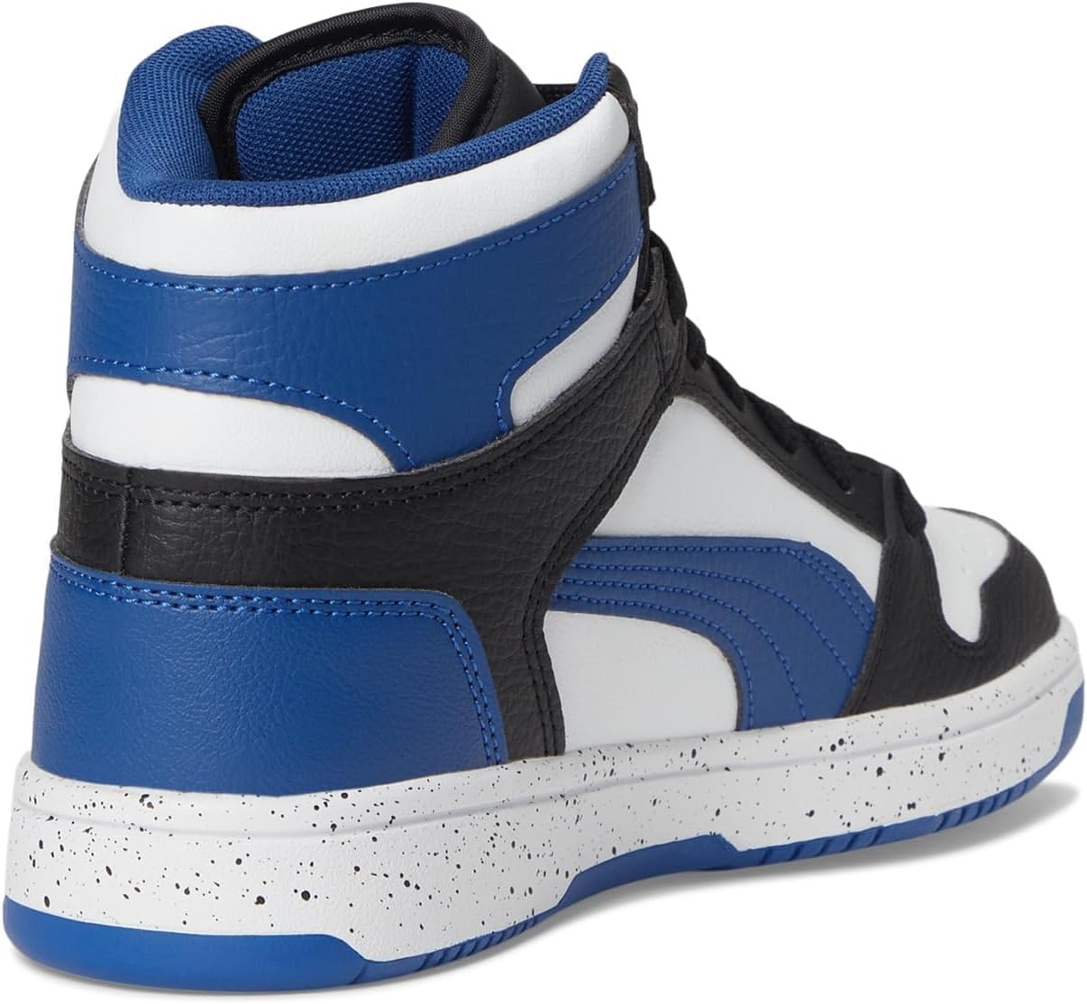 image:imagePUMA Boys Rebound Layup Mid SneakersBlackpro Bluewhite Ss25