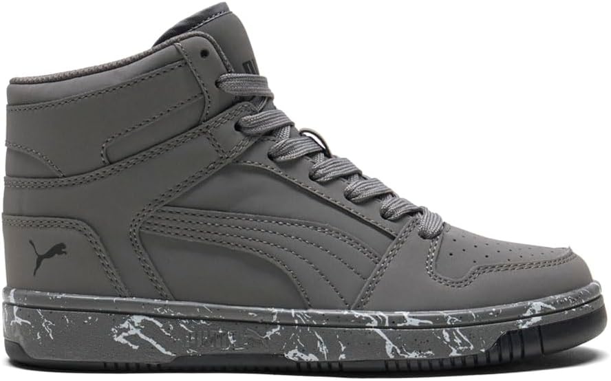 image:imagePUMA Boys Rebound Layup Mid SneakersCool Dark Grayblack Ss25