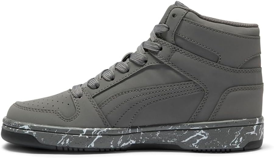 image:imagePUMA Boys Rebound Layup Mid SneakersCool Dark Grayblack Ss25