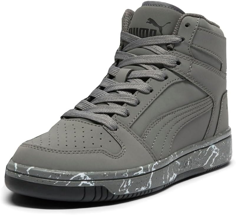 image:imagePUMA Boys Rebound Layup Mid SneakersCool Dark Grayblack Ss25