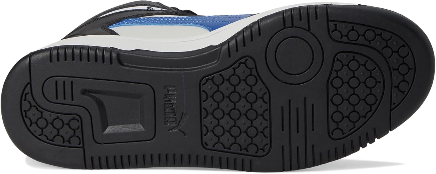 image:imagePUMA Boys Rebound Layup Mid SneakersCool Light Grayblazing Bluepuma Black