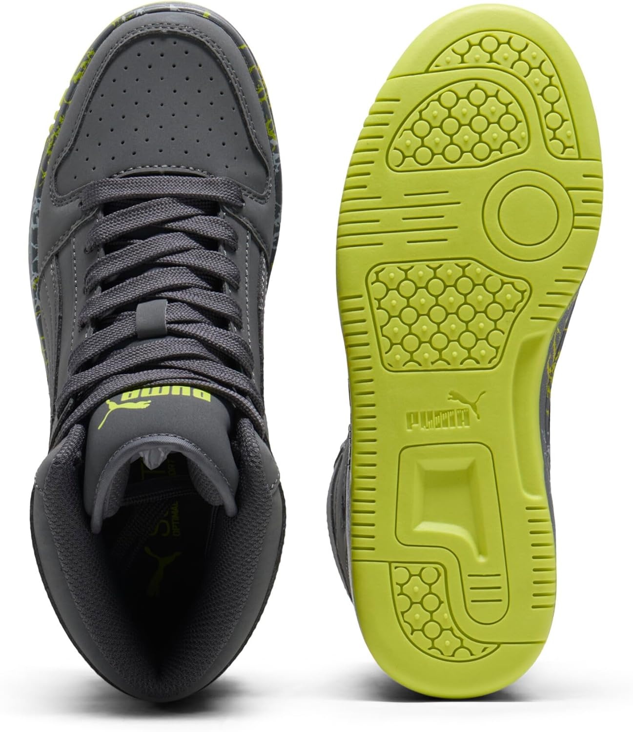 image:imagePUMA Boys Rebound Layup Mid SneakersGrey