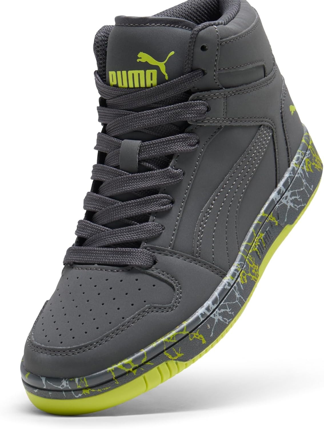 image:imagePUMA Boys Rebound Layup Mid SneakersGrey