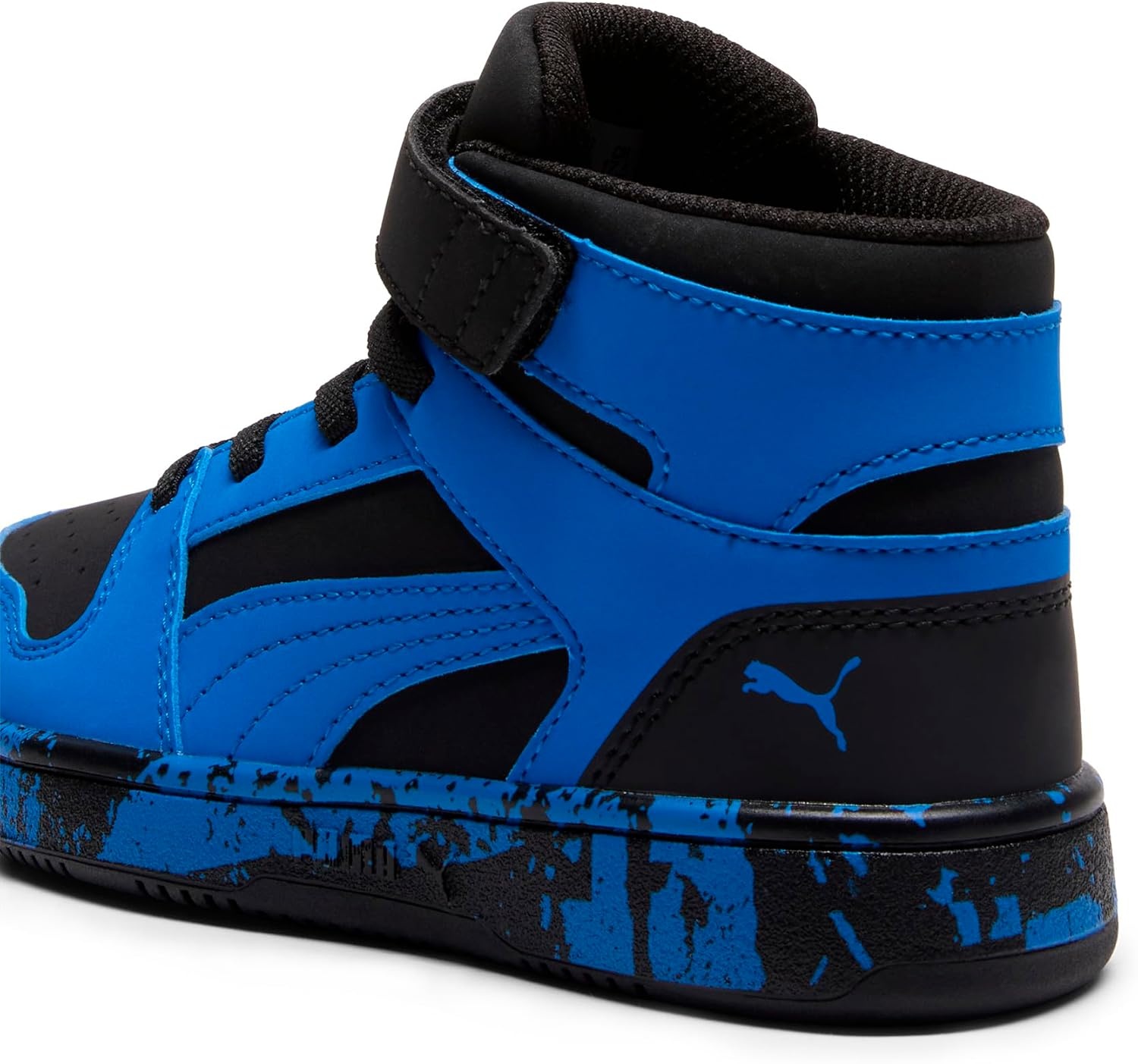 image:imagePUMA Boys Rebound Layup Mid SneakersPuma Blackultra Blue