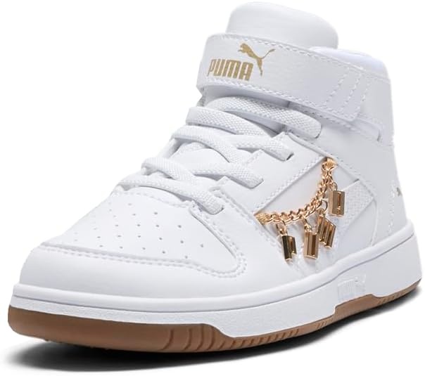 image:imagePUMA Boys Rebound Layup Slip On SneakersPuma Whitepuma Whitepuma Gold