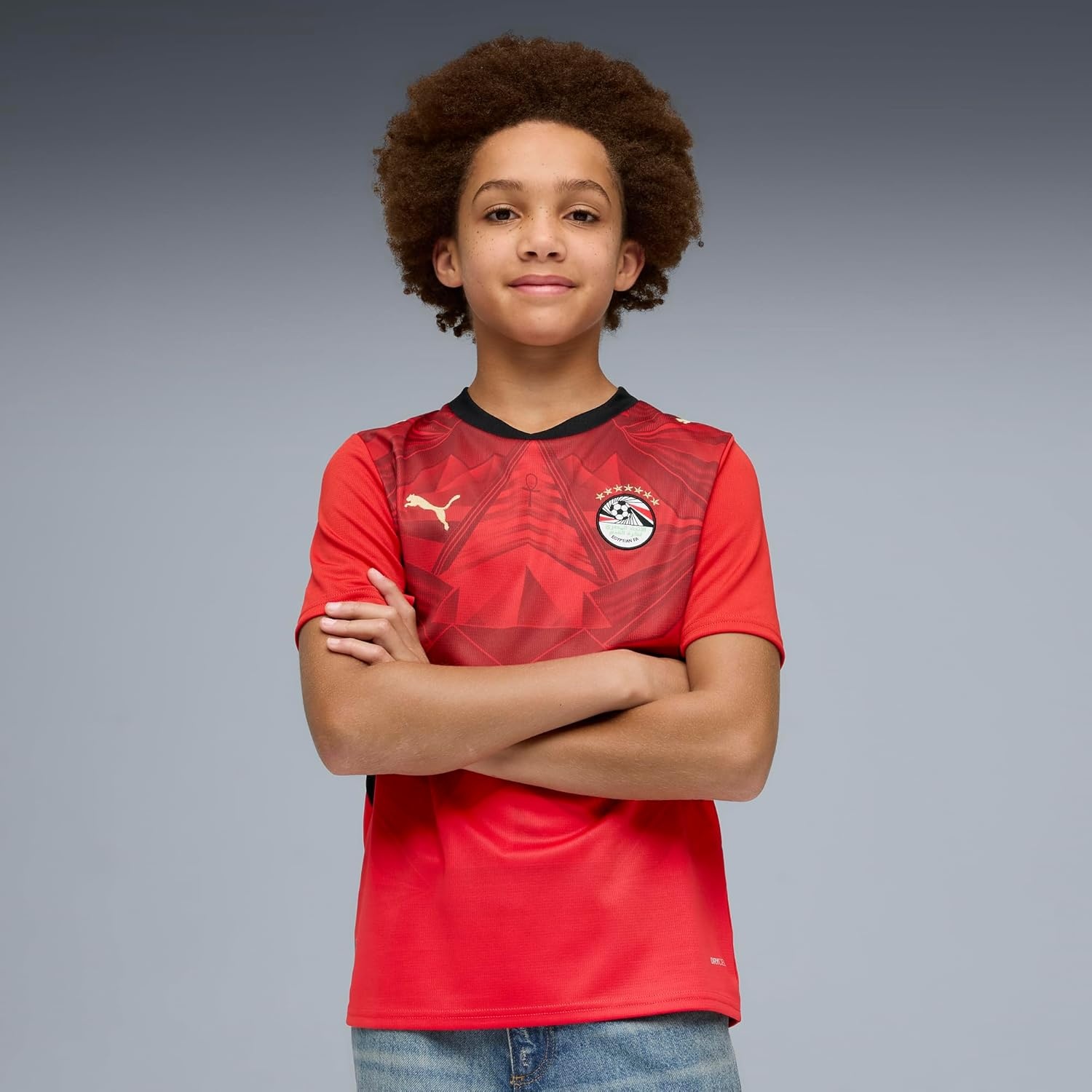 image:imagePUMA Junior Egypt FA Home Jersey ReplicaPuma Redintense Red