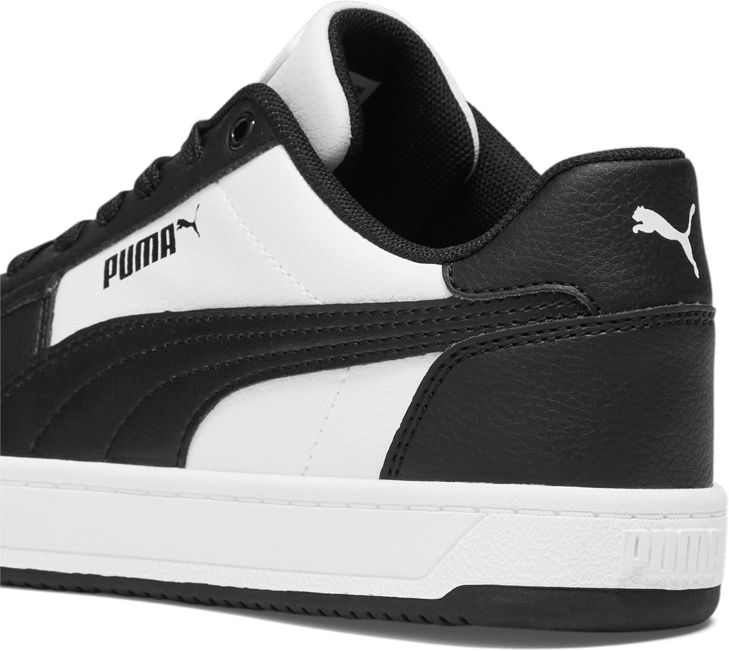image:imagePUMA Kids Boys Caven 20 Lace Up Sneakers Shoes Casual WhitePuma Whitepuma Blackpuma Black