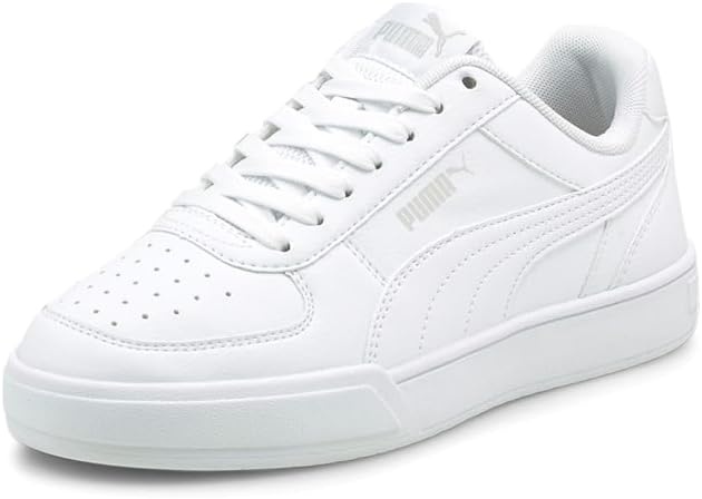 image:imagePUMA Kids Boys Caven 20 Lace Up Sneakers Shoes Casual WhitePuma Whitepuma Whitegray Violet