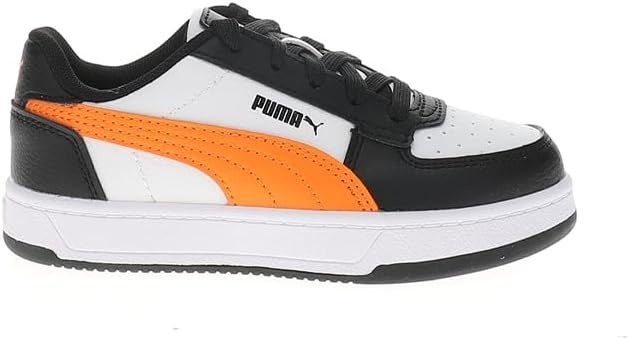 image:imagePUMA Kids Boys Caven 20 Lace Up Sneakers Shoes Casual WhitePuma Whiterickie Orangepuma Black