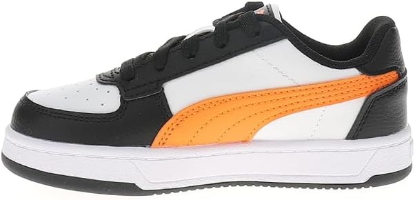 image:imagePUMA Kids Boys Caven 20 Lace Up Sneakers Shoes Casual WhitePuma Whiterickie Orangepuma Black
