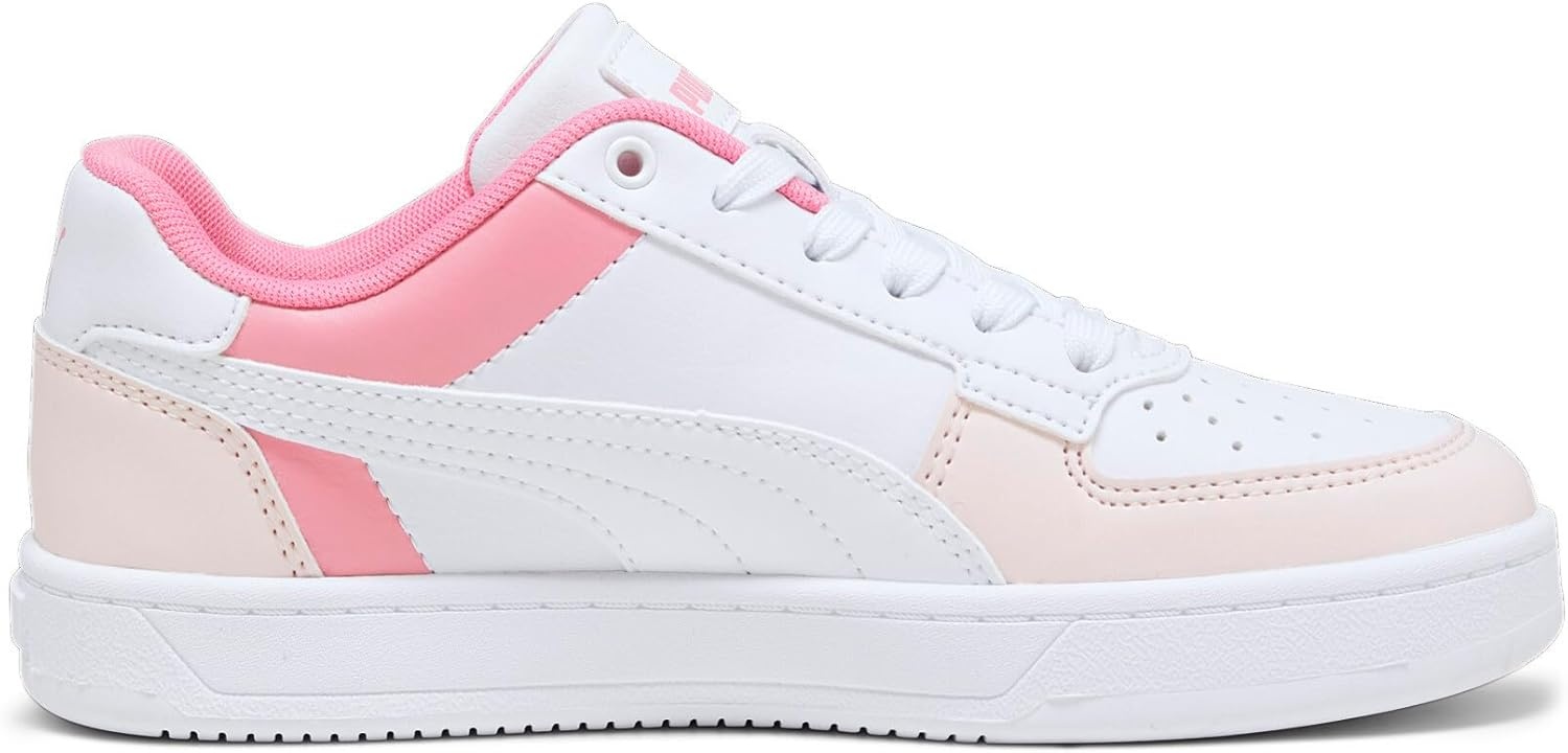 image:imagePUMA Kids Boys Caven 20 Lace Up Sneakers Shoes Casual WhitePuma Whitesilver Skystrawberry Burst