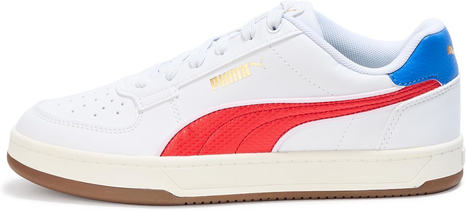 image:imagePUMA Kids Boys Caven 20 Lace Up Sneakers Shoes Casual WhiteWhitefor All Time Redgum Ah25