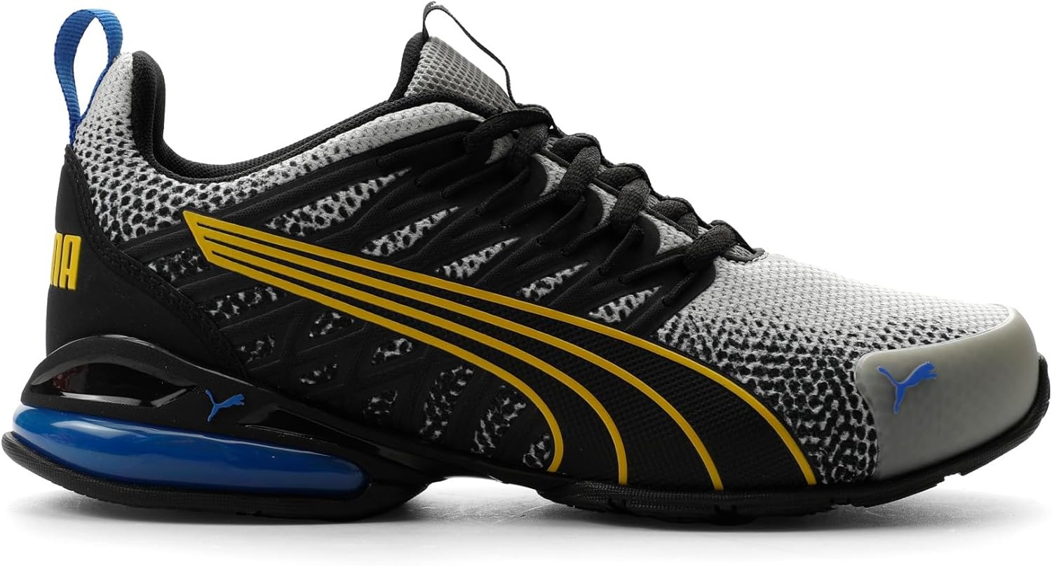 image:imagePUMA Kids Girls Voltaic Evo Fade Running Sneakers Shoes BlackGray Echopuma Blackdazzling Yellow