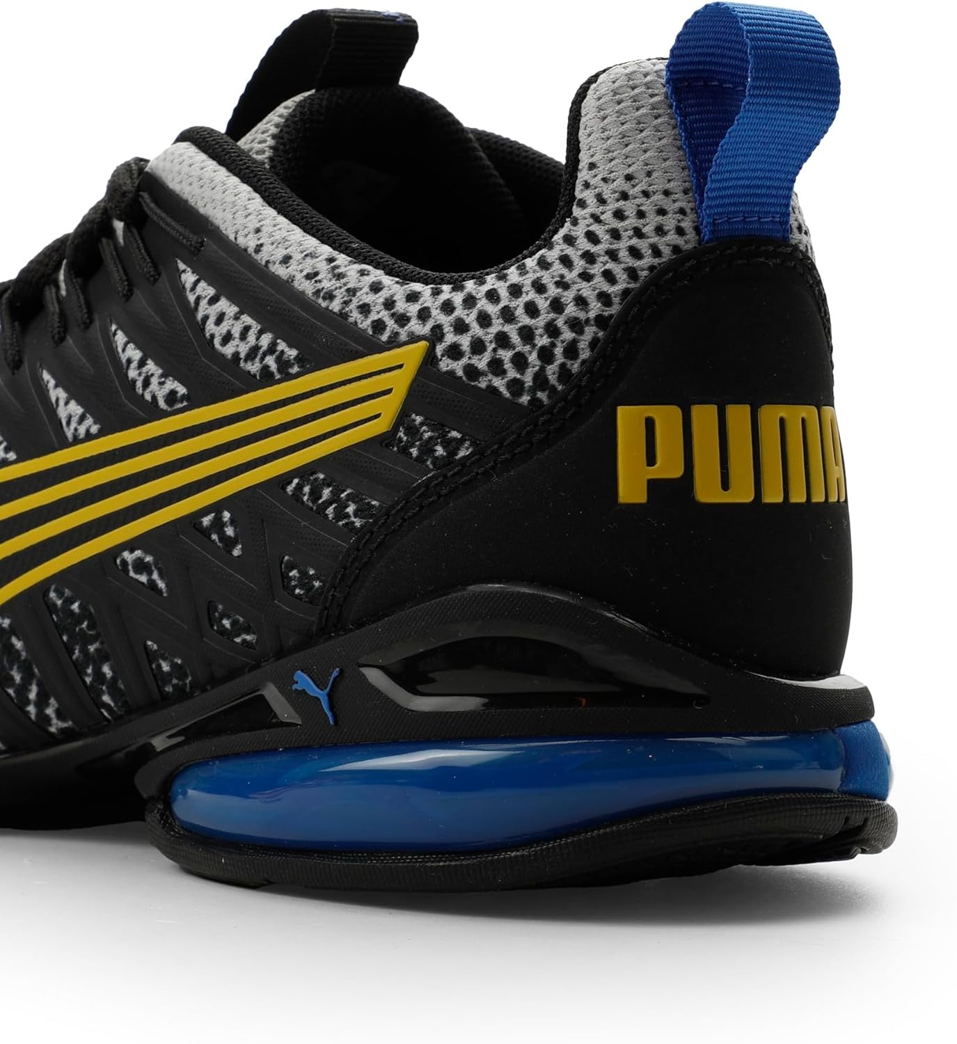 image:imagePUMA Kids Girls Voltaic Evo Fade Running Sneakers Shoes BlackGray Echopuma Blackdazzling Yellow