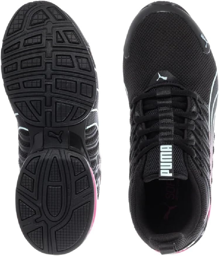 image:imagePUMA Kids Girls Voltaic Evo Fade Running Sneakers Shoes BlackPinkBlack