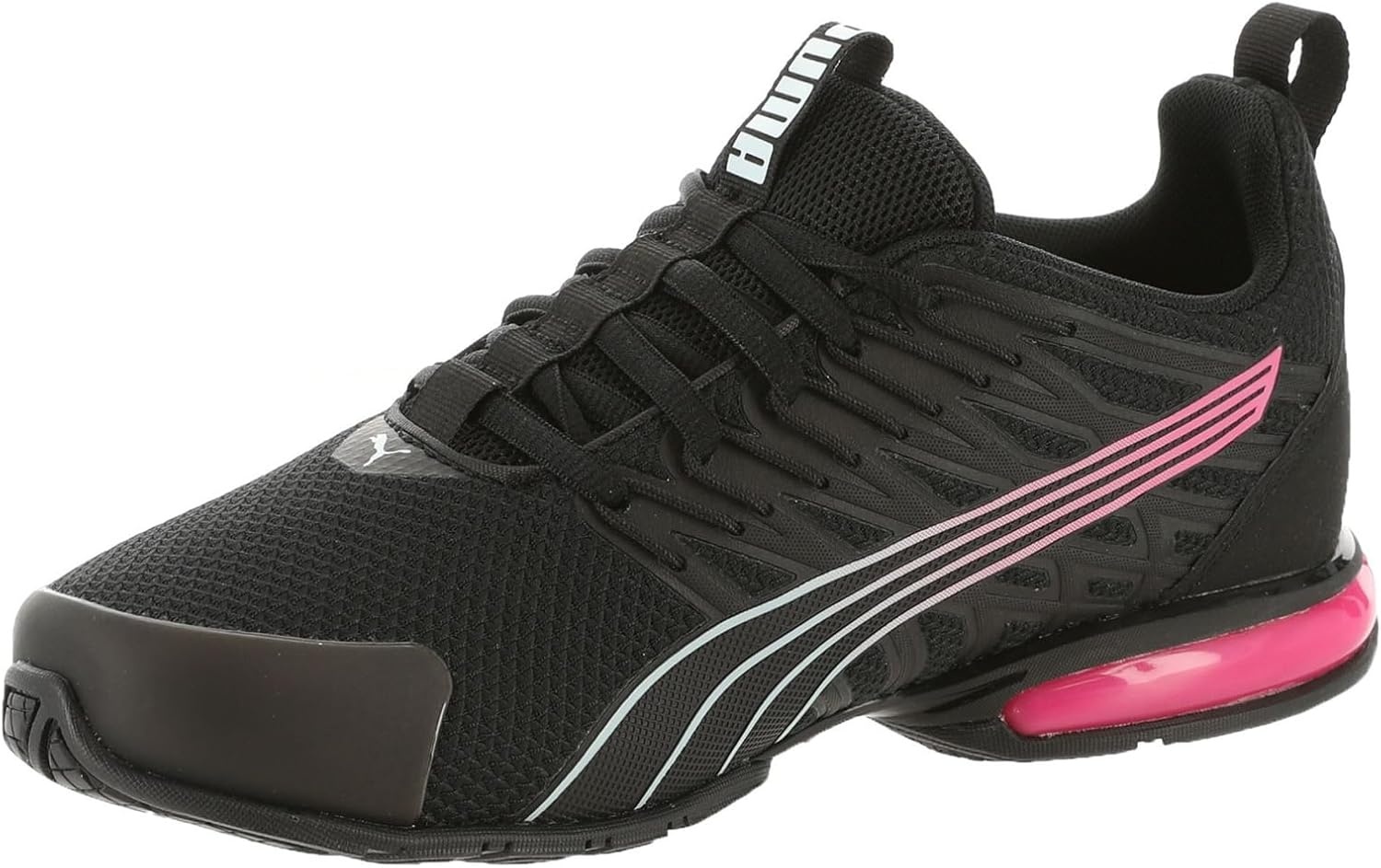 image:imagePUMA Kids Girls Voltaic Evo Fade Running Sneakers Shoes BlackPinkblack