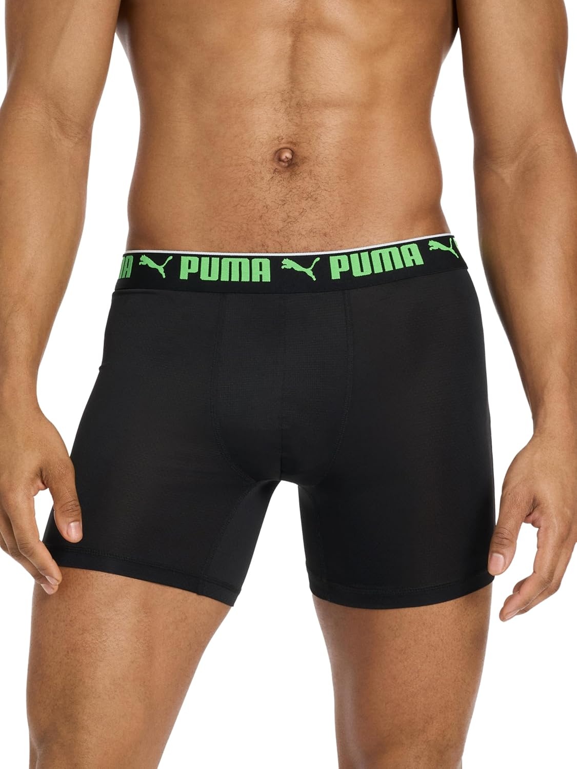 image:imagePUMA Mens 360 Sport Mesh 5 Pack Boxer BriefsBlackBright