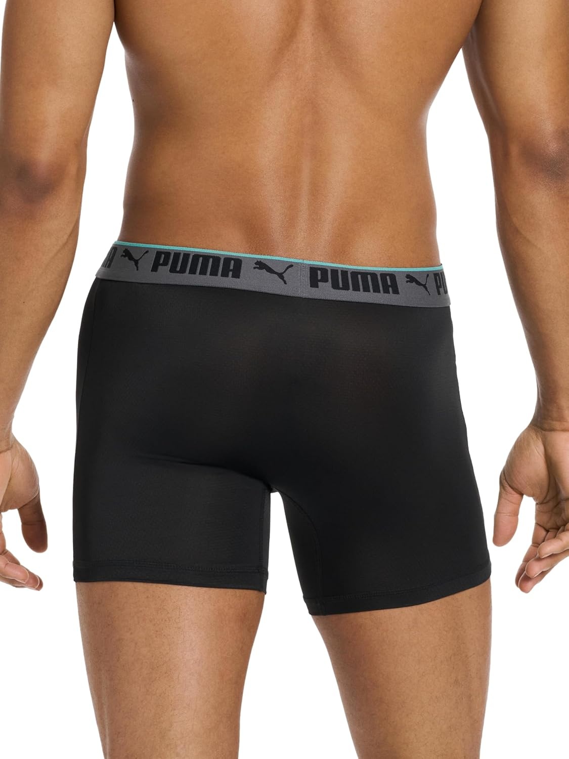 image:imagePUMA Mens 360 Sport Mesh 5 Pack Boxer BriefsBlackCastlerockBright