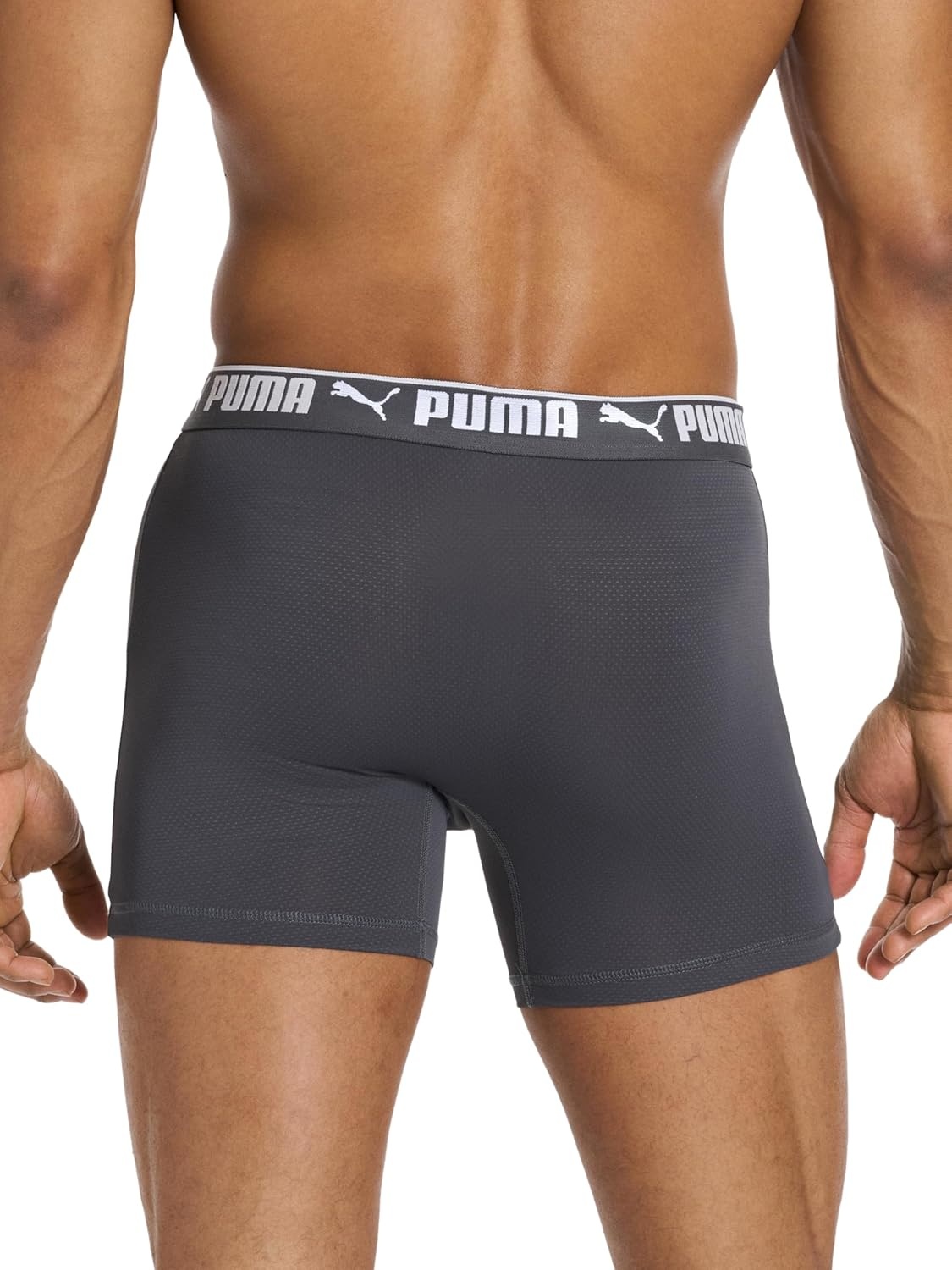 image:imagePUMA Mens 360 Sport Mesh 5 Pack Boxer BriefsBlackCastlerockClub Navy