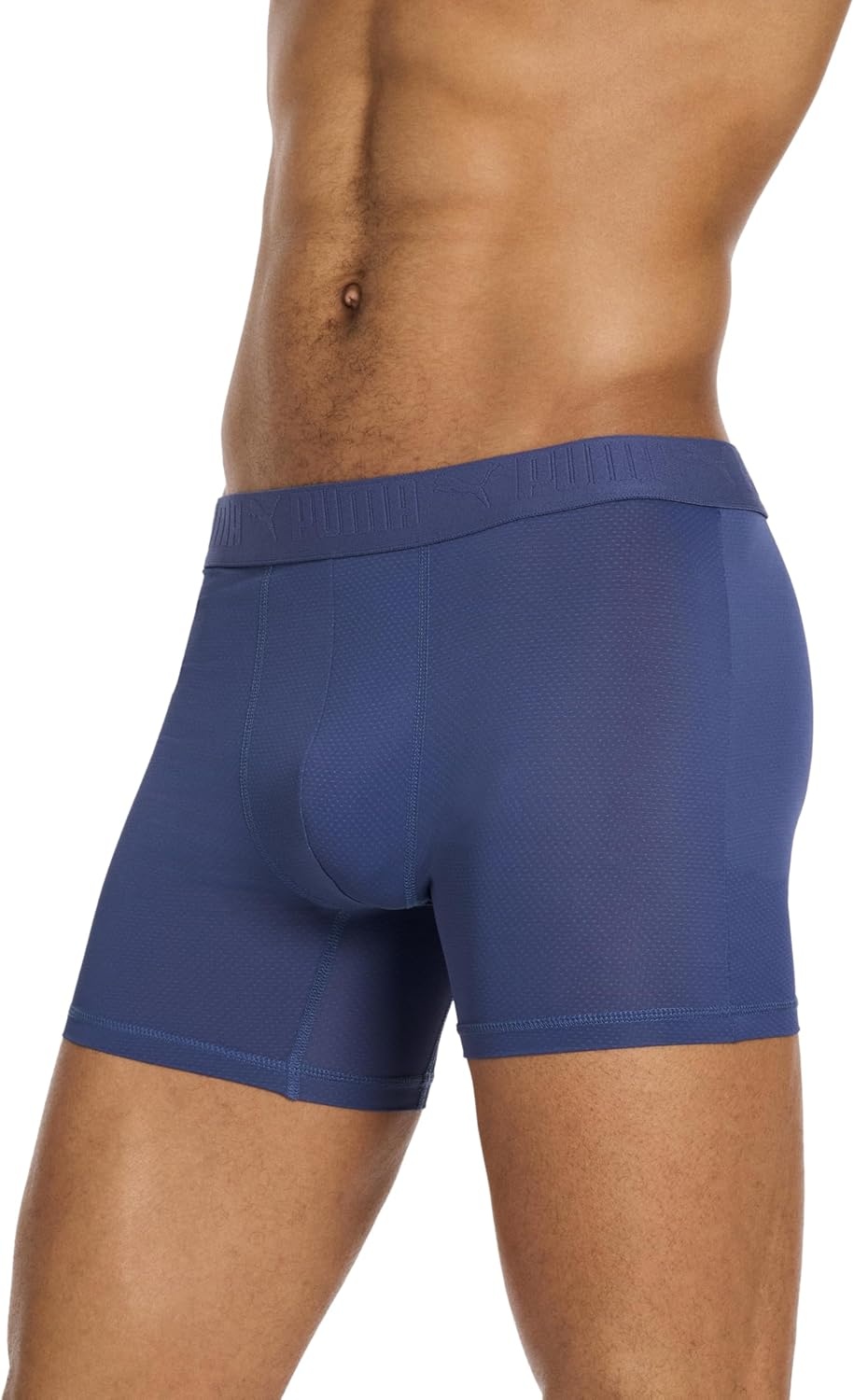 image:imagePUMA Mens 360 Sport Mesh 5 Pack Boxer BriefsBlackGreenCastlerockBlueMoss