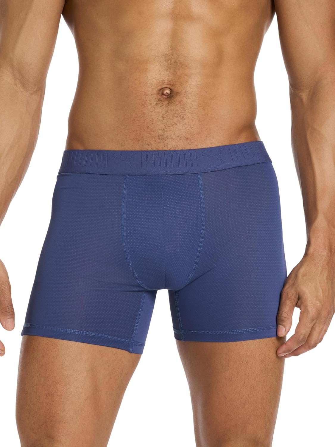 image:imagePUMA Mens 360 Sport Mesh 5 Pack Boxer BriefsBlackGreenCastlerockBlueMoss