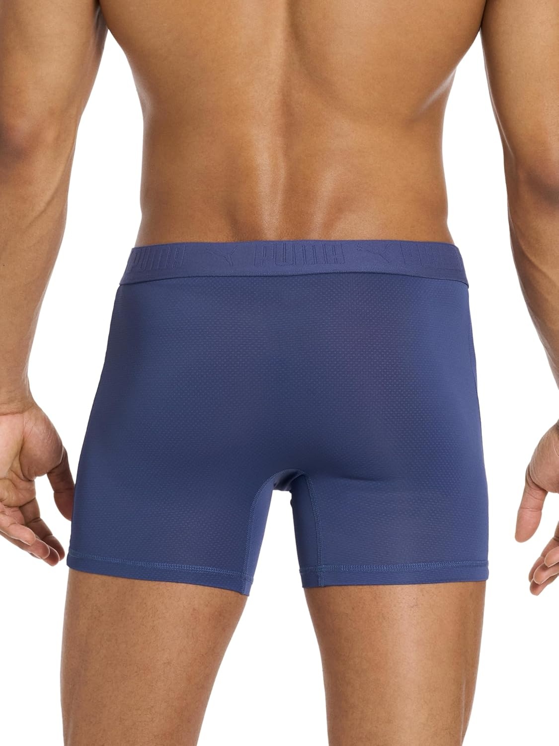 image:imagePUMA Mens 360 Sport Mesh 5 Pack Boxer BriefsBlackGreenCastlerockBlueMoss