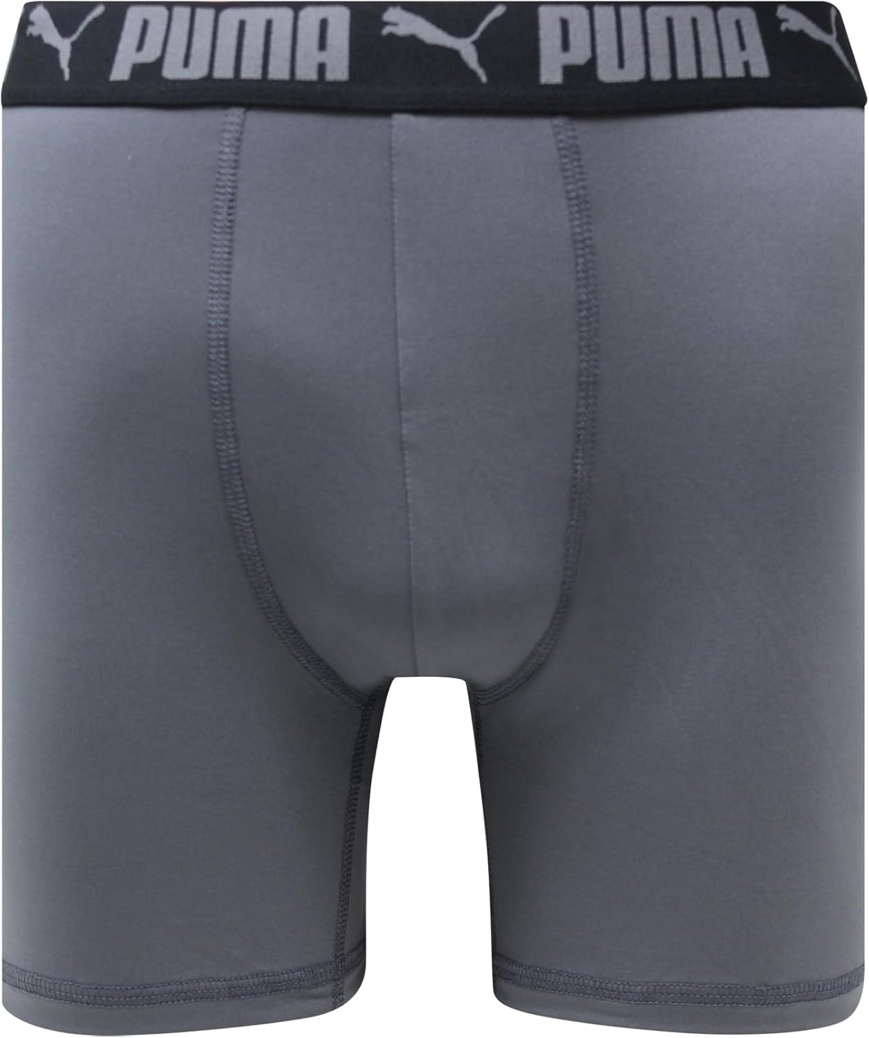 image:imagePUMA Mens 4 Pack Active Stretch Boxer BriefsBlackRed