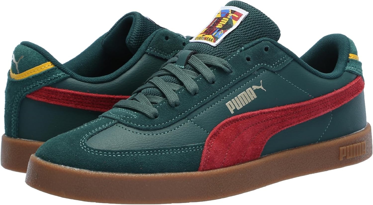 image:imagePUMA Mens Club II EraYear of Sportsdark Myrtleintense Redgum