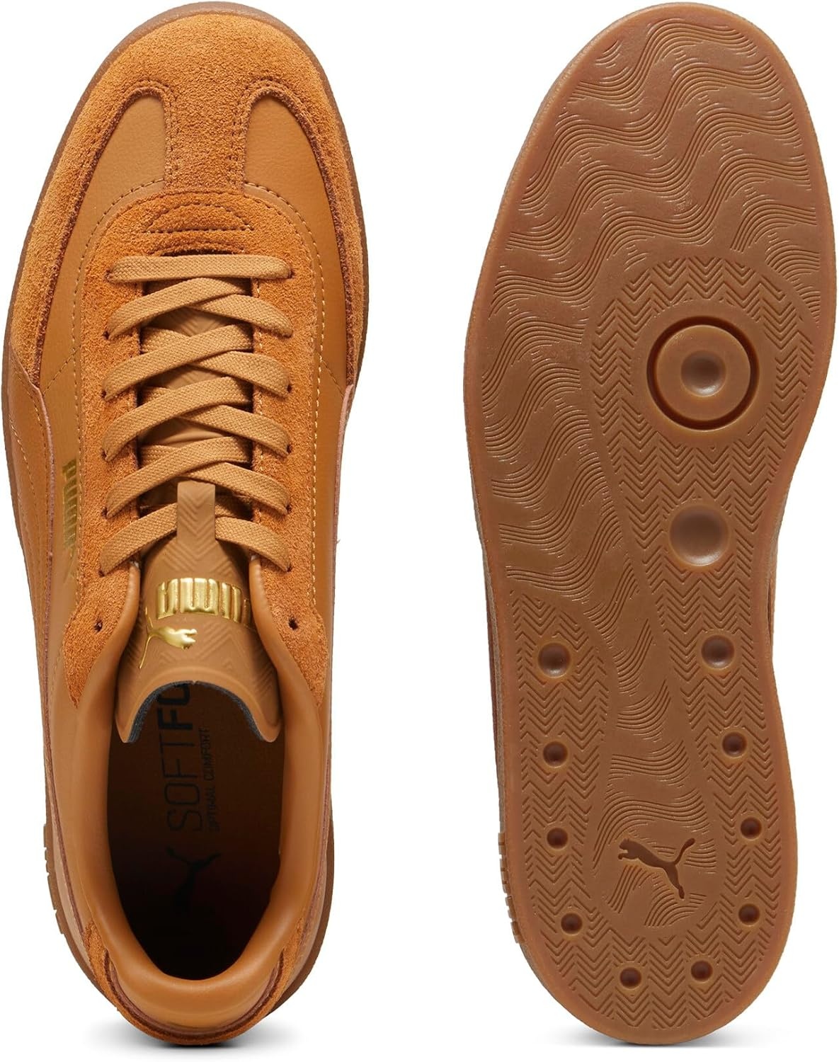image:imagePUMA Mens Club Ii Era Lace Up Sneakers Shoes CasualBrown