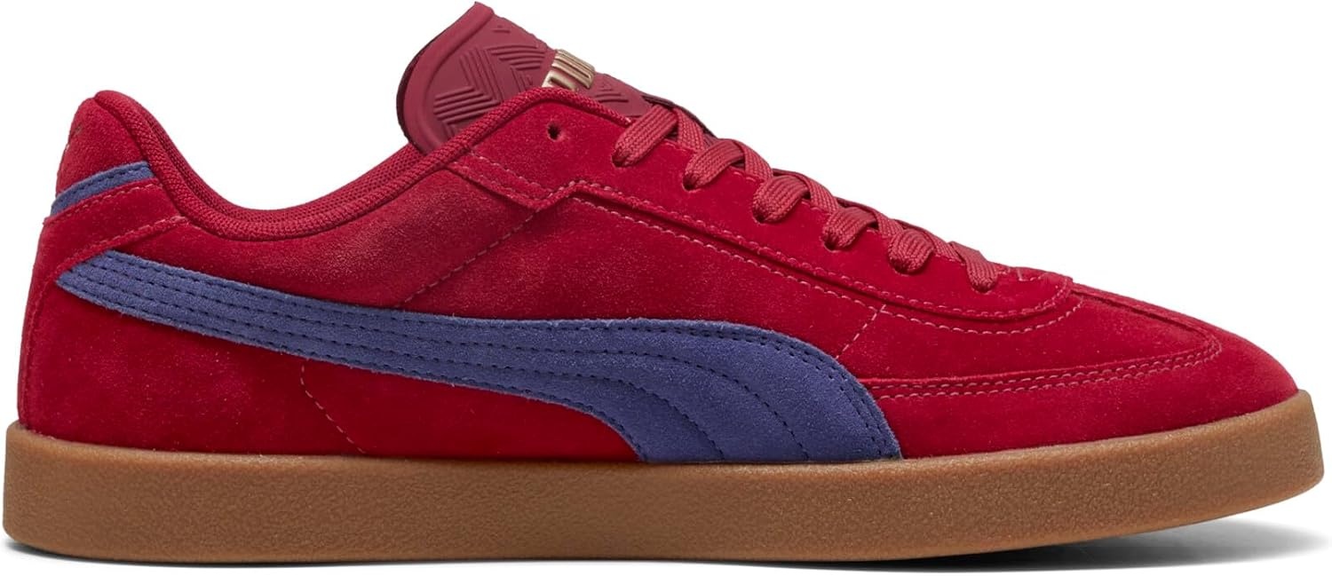 image:imagePUMA Mens Club Ii Era Lace Up Sneakers Shoes CasualDark Crimsonblue Crystal