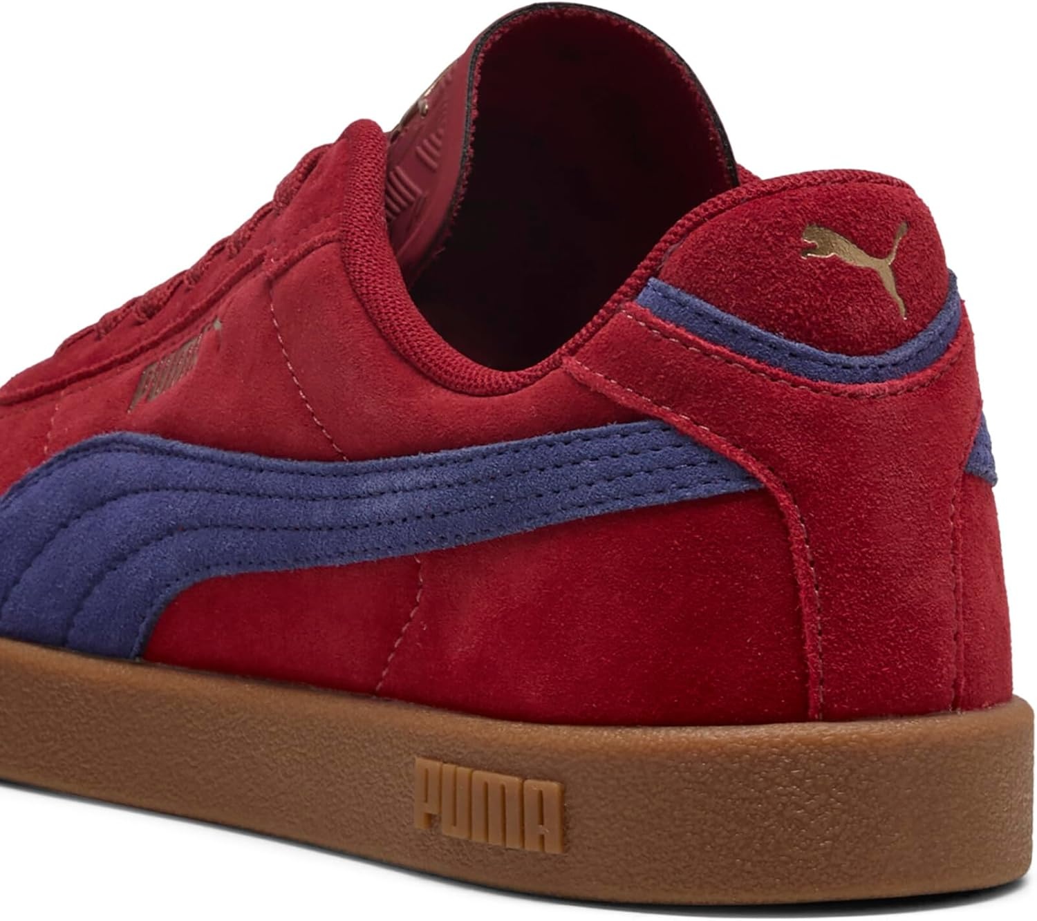 image:imagePUMA Mens Club Ii Era Lace Up Sneakers Shoes CasualDark Crimsonblue Crystal