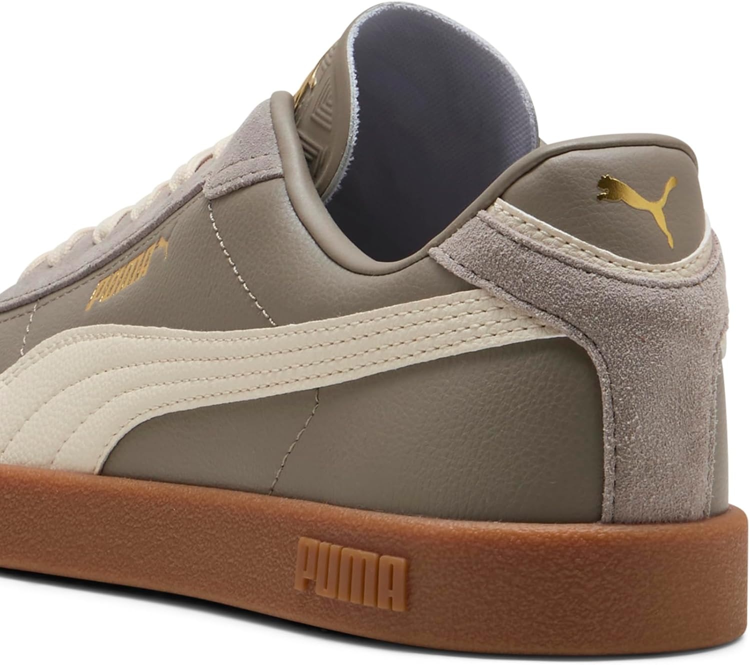 image:imagePUMA Mens Club Ii Era Suede Lace Up Sneakers Shoes CasualMouse Grayalpine Snow