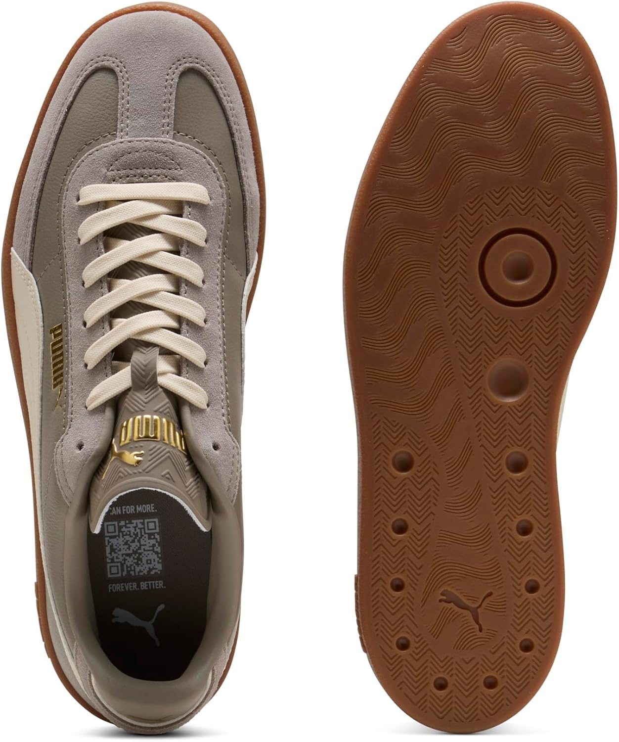 image:imagePUMA Mens Club Ii Era Suede Lace Up Sneakers Shoes CasualMouse Grayalpine Snow