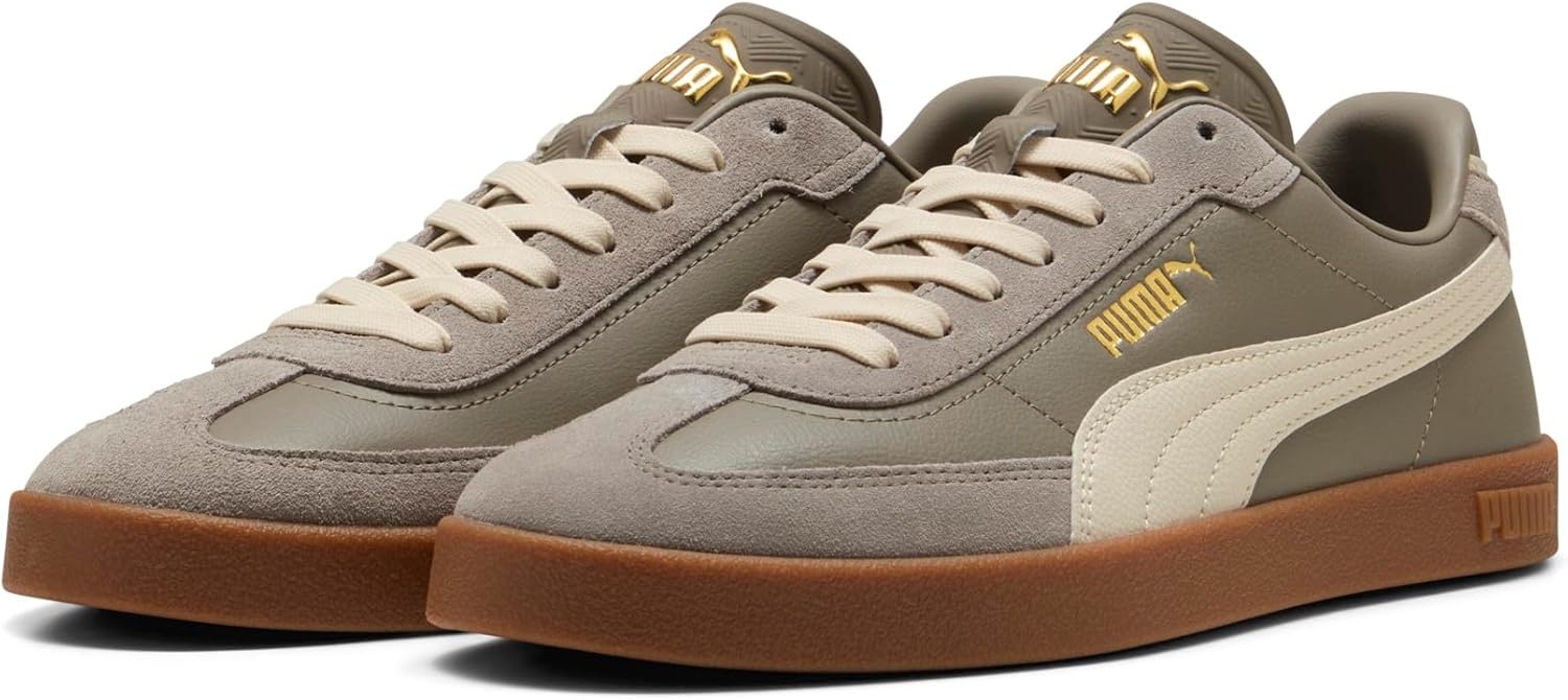 image:imagePUMA Mens Club Ii Era Suede Lace Up Sneakers Shoes CasualMouse Grayalpine Snow