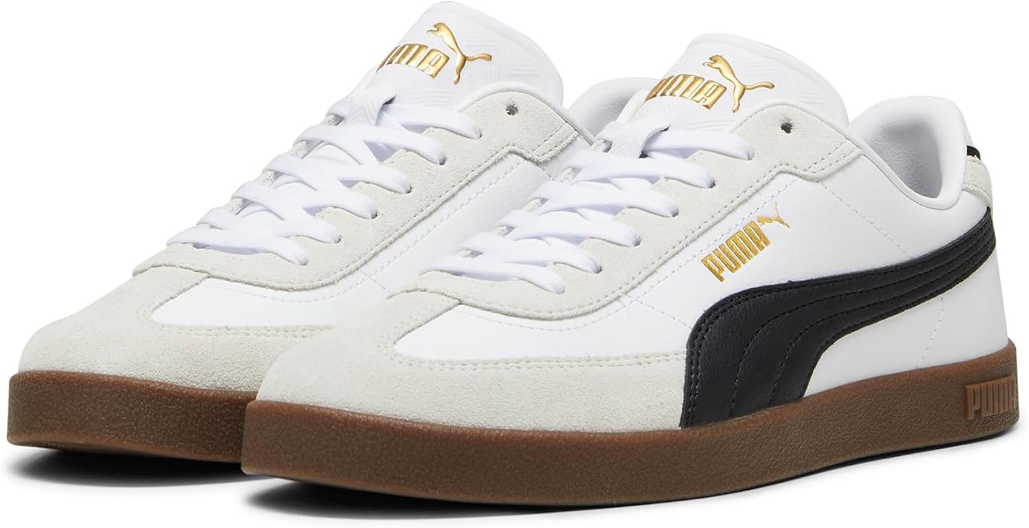 image:imagePUMA Mens Club Ii Era Suede Lace Up Sneakers Shoes CasualPuma Whitepuma Blackvapor Gray